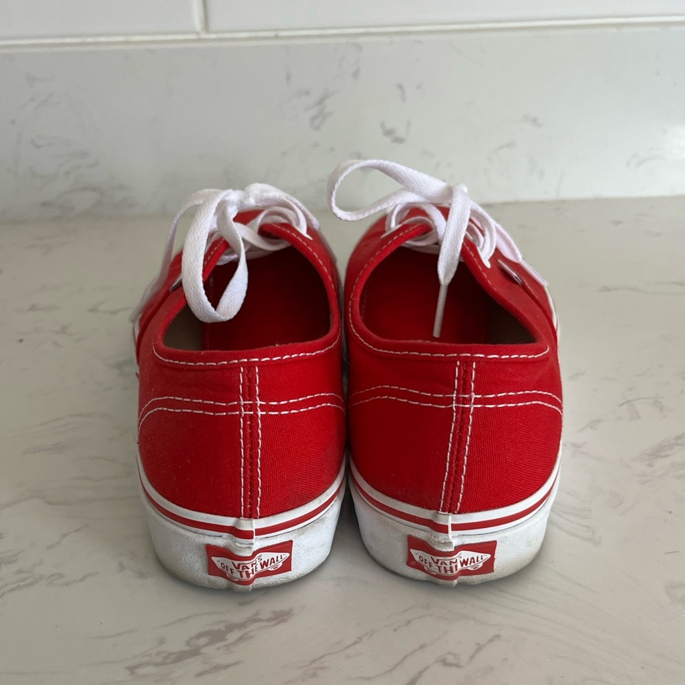 Red Vans - Picture 2 of 3